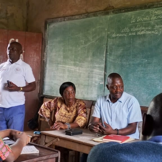 DEMBA : Le Sous-PROVED de l‘EPSP Demba 1 tient une réunion préparatoire avec les préfets de la sous-division provinciale de l‘EPSP Demba 1.