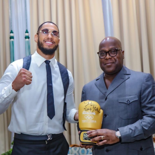 Boxe : Tony Yoka s‘engage à combattre sous le drapeau congolais.