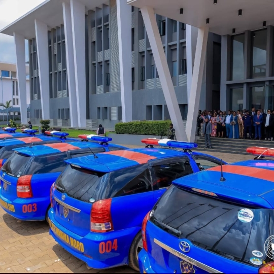 Kolwezi : la commune de Manika renforce la sécurité avec de nouveaux véhicules.